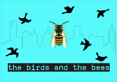 The Birds and Bees Postcard